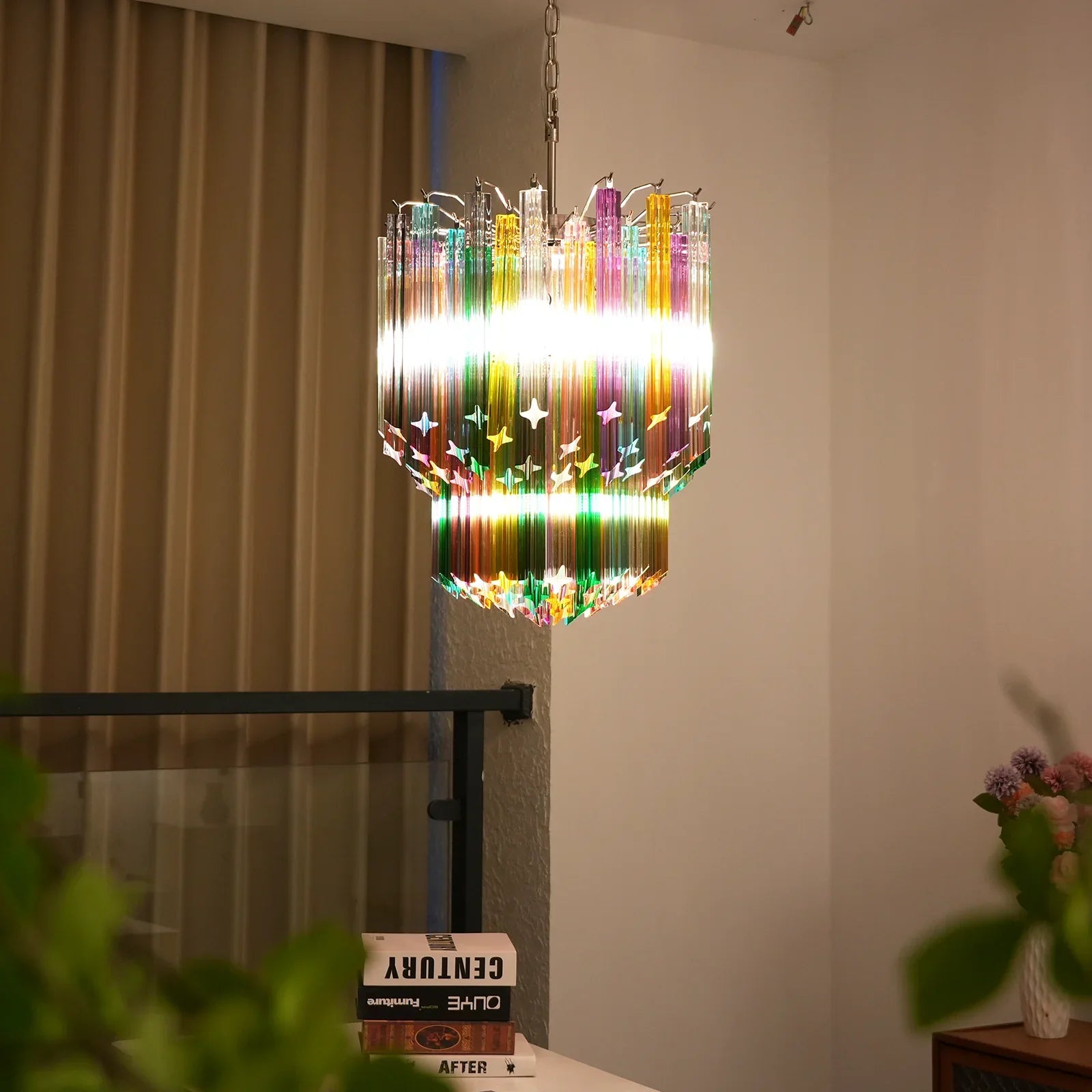 Prismatic Murano Colorful Chandelier additional product view
