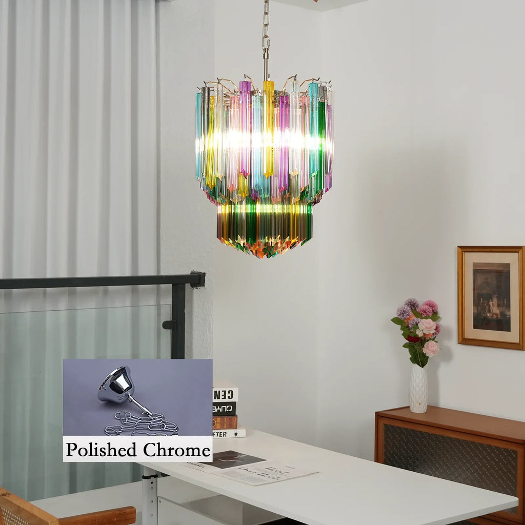 Prismatic Murano Colorful Chandelier product image