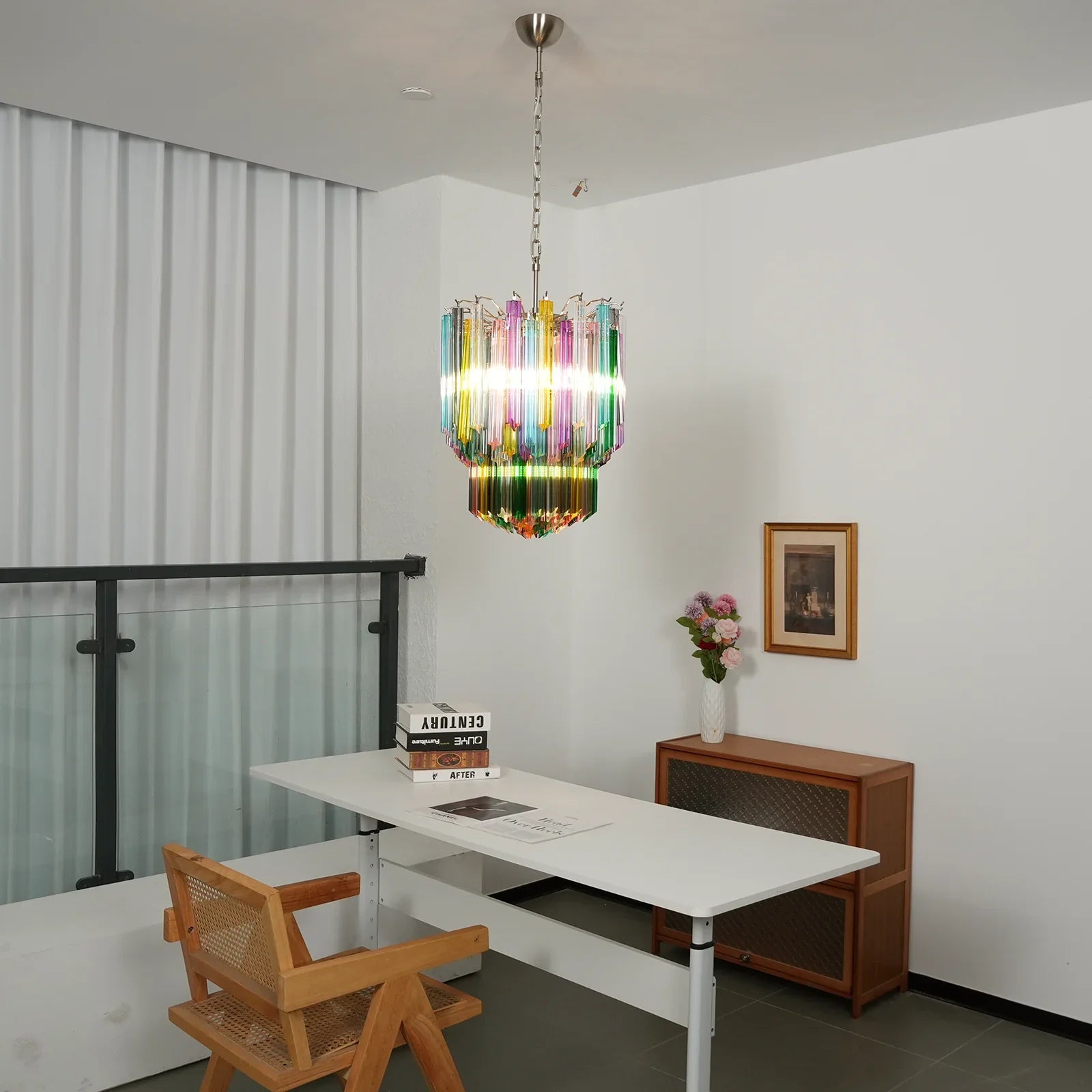 Prismatic Murano Colorful Chandelier product image