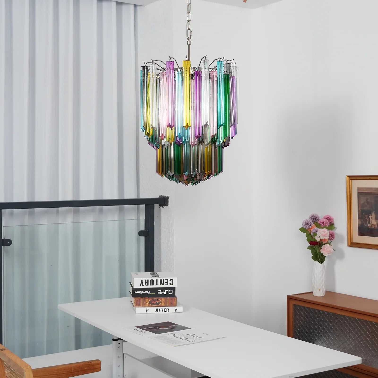 Prismatic Murano Colorful Chandelier product image