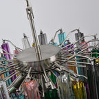 Prismatic Glass Colorful Chandelier Glass lighting by Bling Lighting Studio