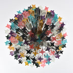 Prismatic Glass Colorful Chandelier Glass lighting by Bling Lighting Studio