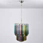Prismatic Glass Colorful Chandelier Glass lighting by Bling Lighting Studio