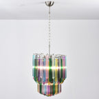 Prismatic Glass Colorful Chandelier Glass lighting by Bling Lighting Studio