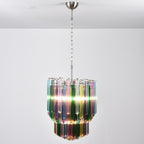 Prismatic Glass Colorful Chandelier Glass lighting by Bling Lighting Studio