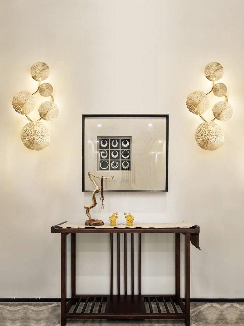 Lotus Leaf Branch Wall Sconce product image