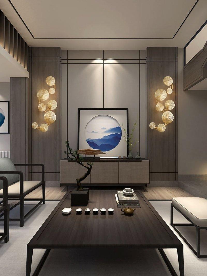 Lotus Leaf Branch Wall Sconce product image