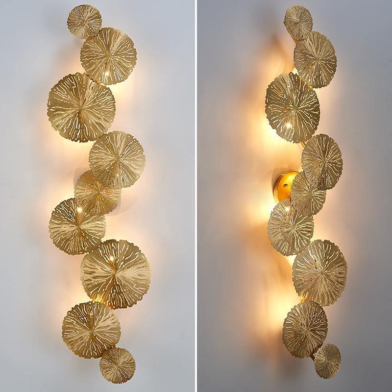 Lotus Leaf Branch Wall Sconce product image