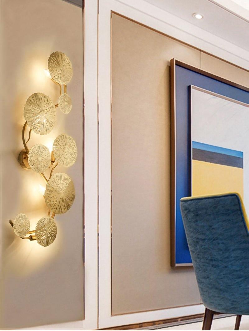 Lotus Leaf Branch Wall Sconce product image