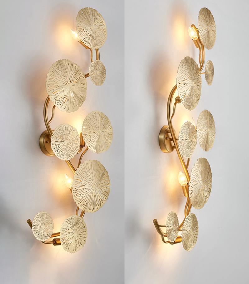 Lotus Leaf Branch Wall Sconce product image
