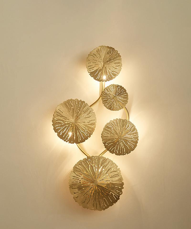 Lotus Leaf Branch Wall Sconce product image