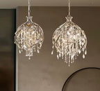 Vintage Style Designer Creative Branch Crystal Pendant For Dining Table/Entryway by Bling Lighting Studio