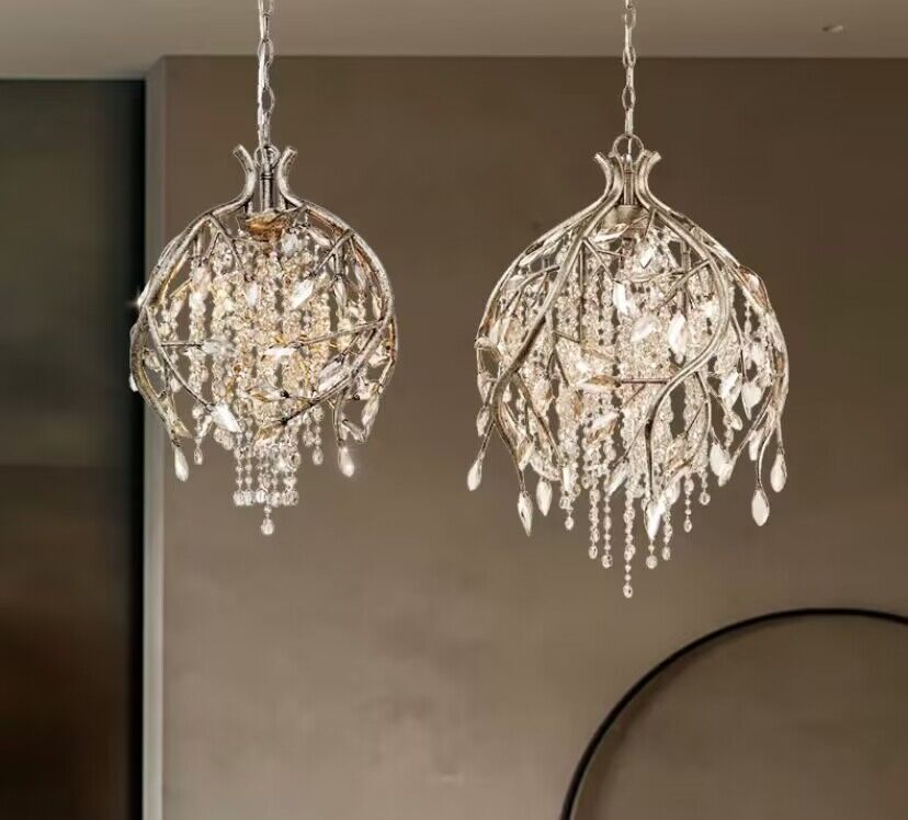 Vintage Style Designer Creative Branch Crystal Pendant For Dining Table/Entryway by Bling Lighting Studio