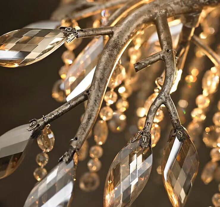New Luxury Branch Crystal Pendant Chandelier Designer Creative Art Dining Room/Living Room Light Fixture by Bling Lig...