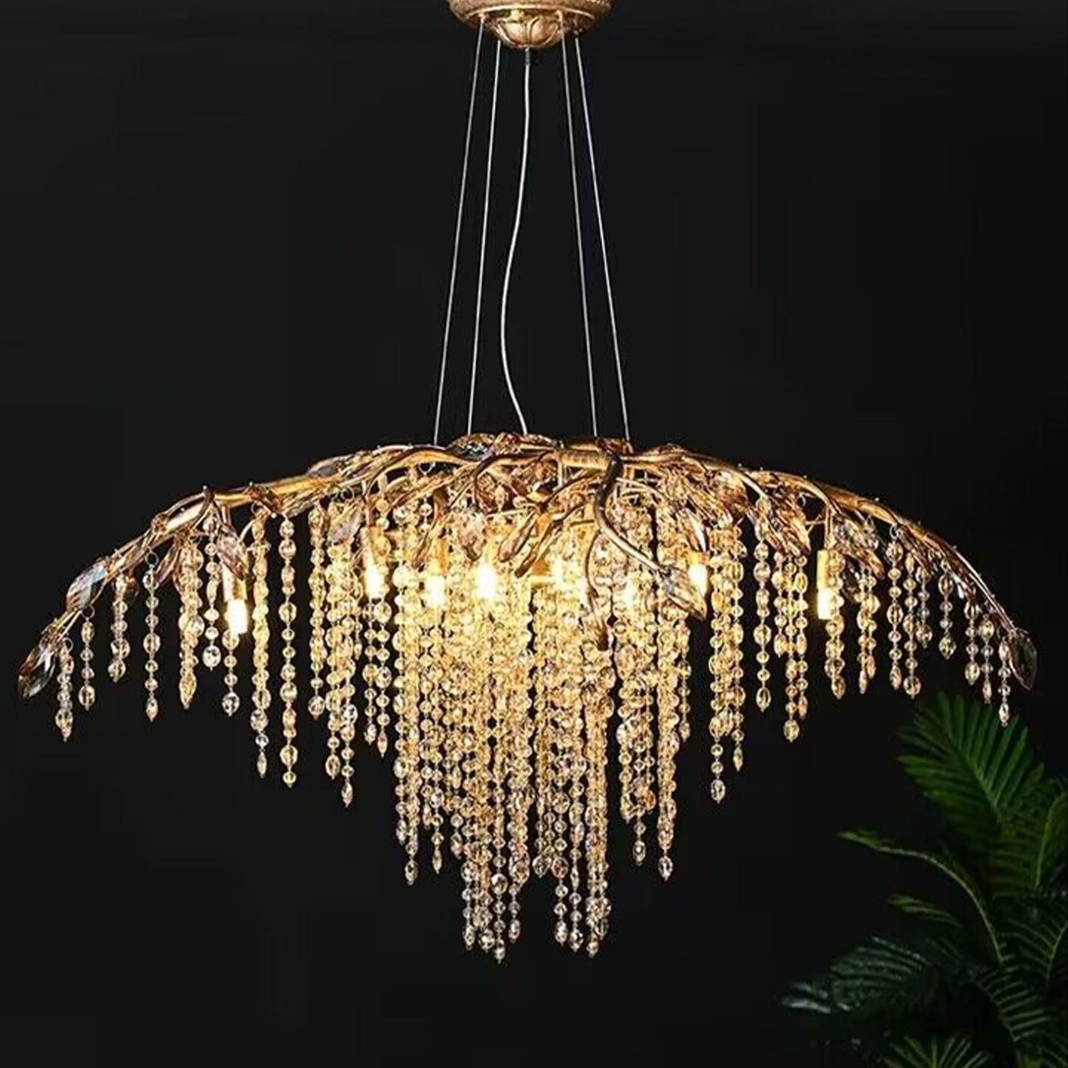 New Luxury Branch Crystal Pendant Chandelier Designer Creative Art Dining Room/Living Room Light Fixture by Bling Lig...