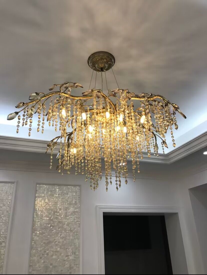 New Luxury Branch Crystal Pendant Chandelier Designer Creative Art Dining Room/Living Room Light Fixture by Bling Lig...
