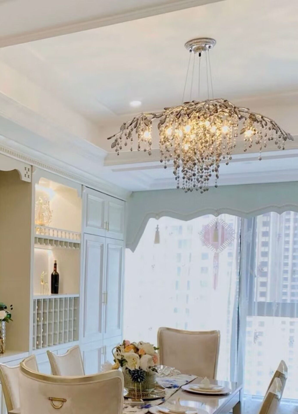 New Luxury Branch Crystal Pendant Chandelier Designer Creative Art Dining Room/Living Room Light Fixture by Bling Lig...