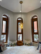 Vintage Style Designer Creative Branch Crystal Pendant For Dining Table/Entryway by Bling Lighting Studio