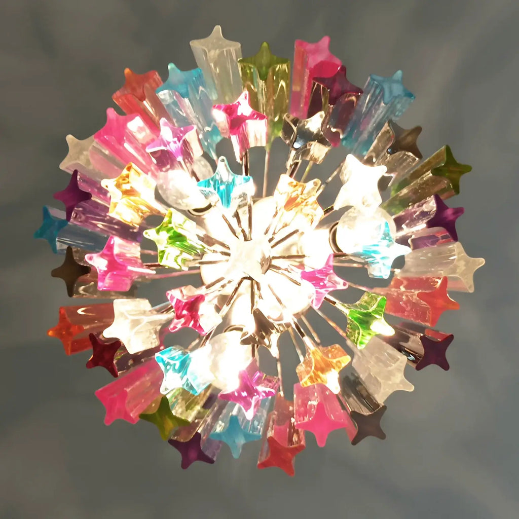 Quadriedri Murano Prisms Multicolored Chandelier product image