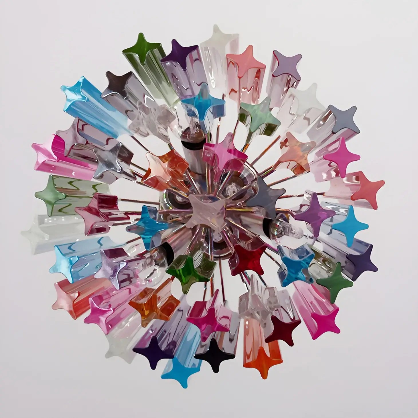 Quadriedri Murano Prisms Multicolored Chandelier product image