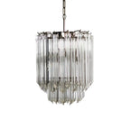 Quadriedri Murano Prisms Transparant Chandelier product image
