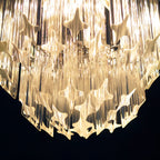 Quadriedri Murano Prisms Transparant Chandelier product image