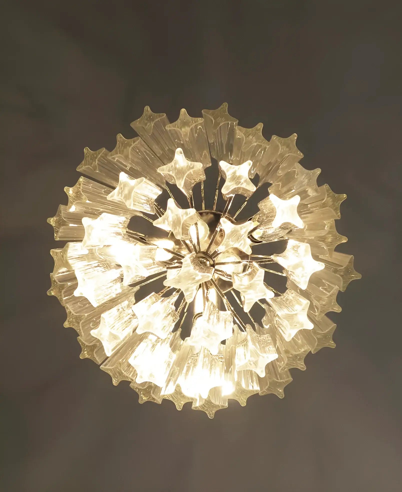 Quadriedri Murano Prisms Transparant Chandelier product image