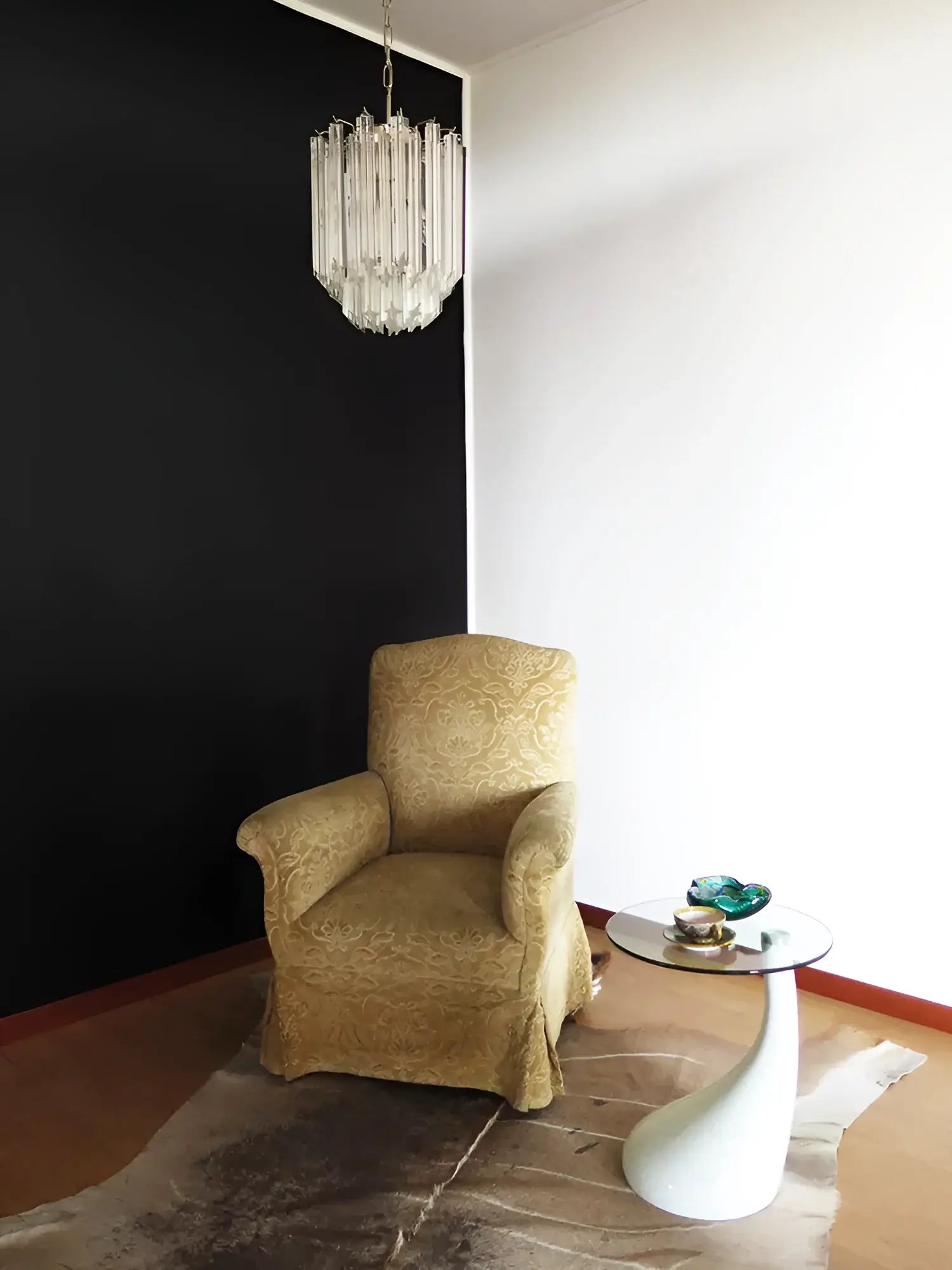 Quadriedri Murano Prisms Transparant Chandelier product image