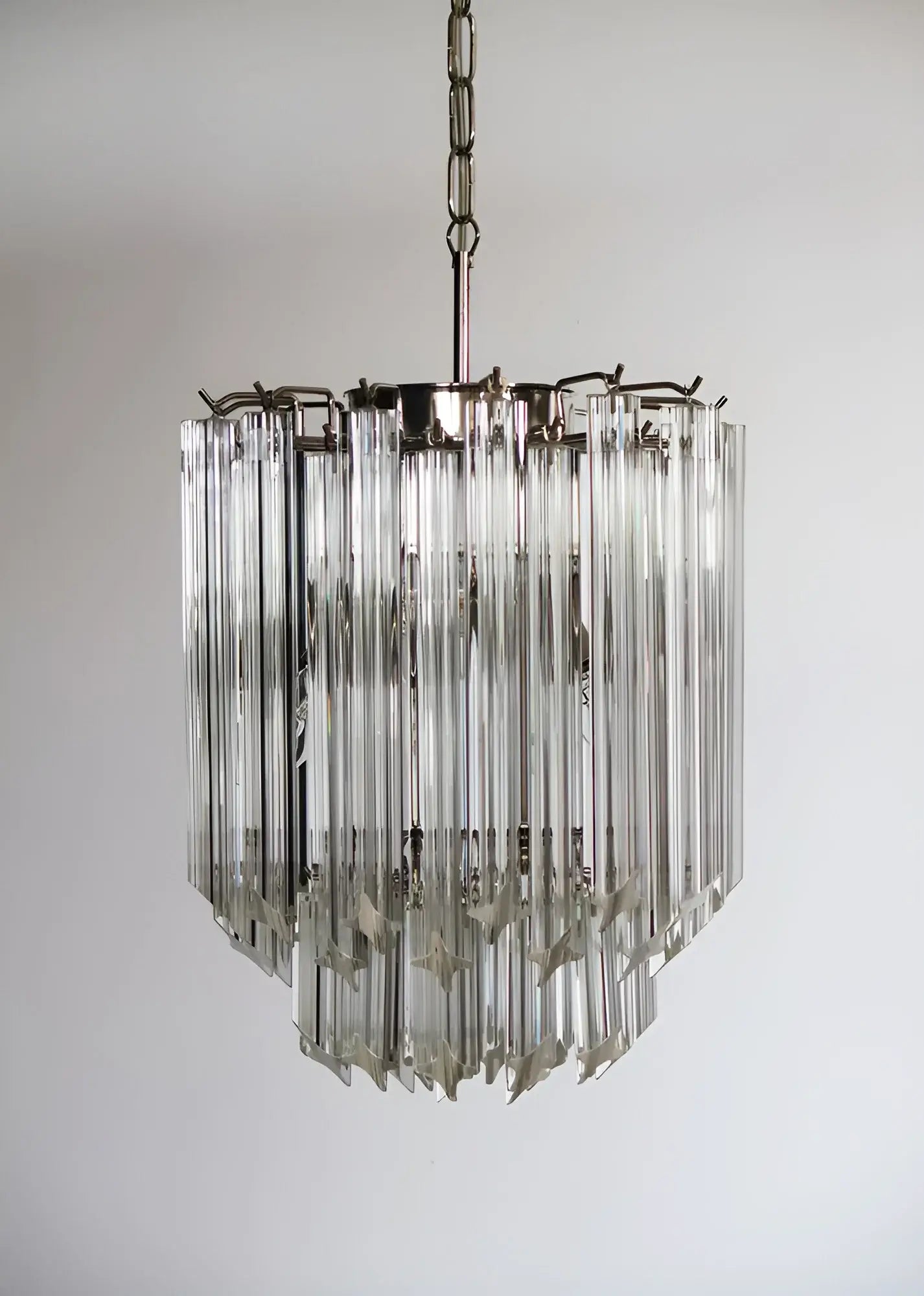 Quadriedri Murano Prisms Transparant Chandelier product image