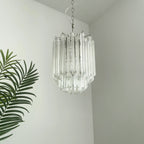 Quadriedri Murano Prisms Transparant Chandelier product image