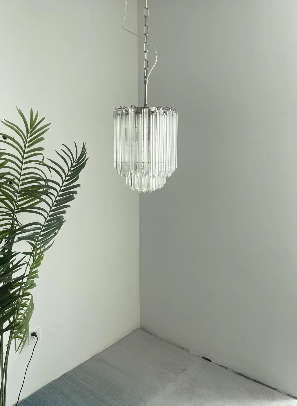 Quadriedri Murano Prisms Transparant Chandelier product image
