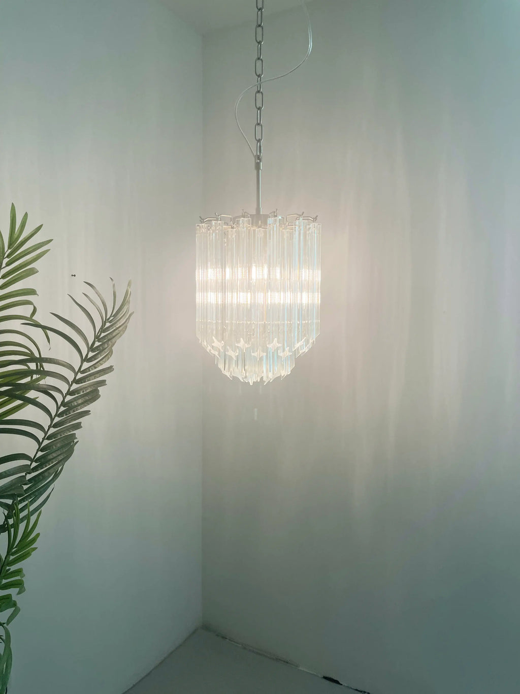 Quadriedri Murano Prisms Transparant Chandelier product image