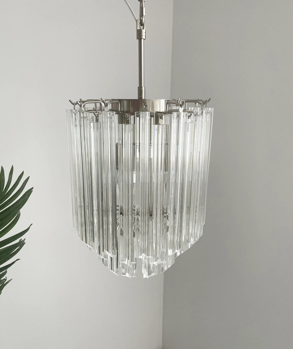 Quadriedri Murano Prisms Transparant Chandelier product image
