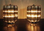 Murano Table Lamp | 24 Clear Smoked Prism Glass | Set of 2