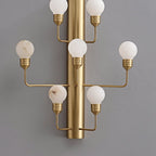 Raggiera Alabaster Globe Wall Sconce