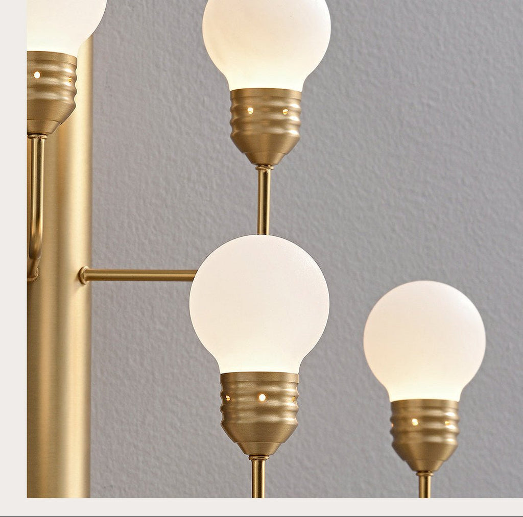 Raggiera Alabaster Globe Wall Sconce