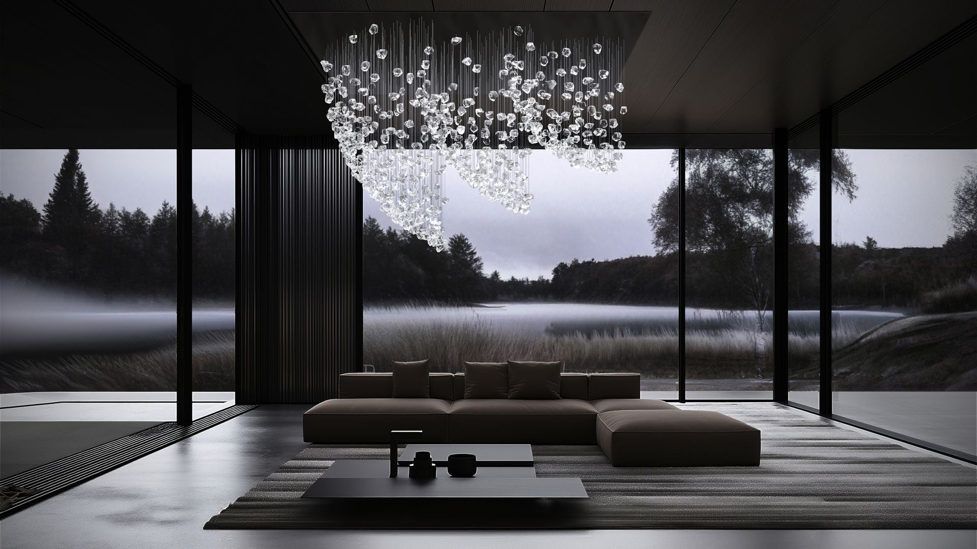 Raw Crystal Customize Chandelier