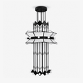 Rayonne Art Deco Pendant Chandelier