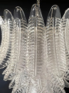 Modern Rosalind Murano Clear Felci Glass Chandelier product image