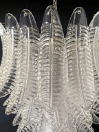 Modern Rosalind Murano Clear Felci Glass Chandelier product image