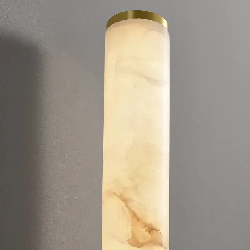 Altura 27" Alabaster & Copper Wall Sconce