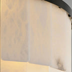 Marbella Alabaster Dining Chandelier material and finish detail
