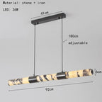 Warner Alabaster Linear Suspension Light lighting fixture product image
