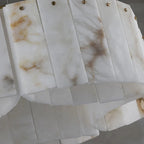 Oakley Layered Alabaster Flush Mount Chandelier product image
