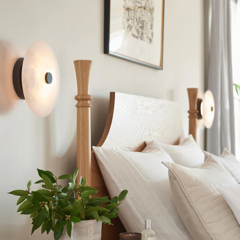 Witney Alabaster & Copper Wall Sconce