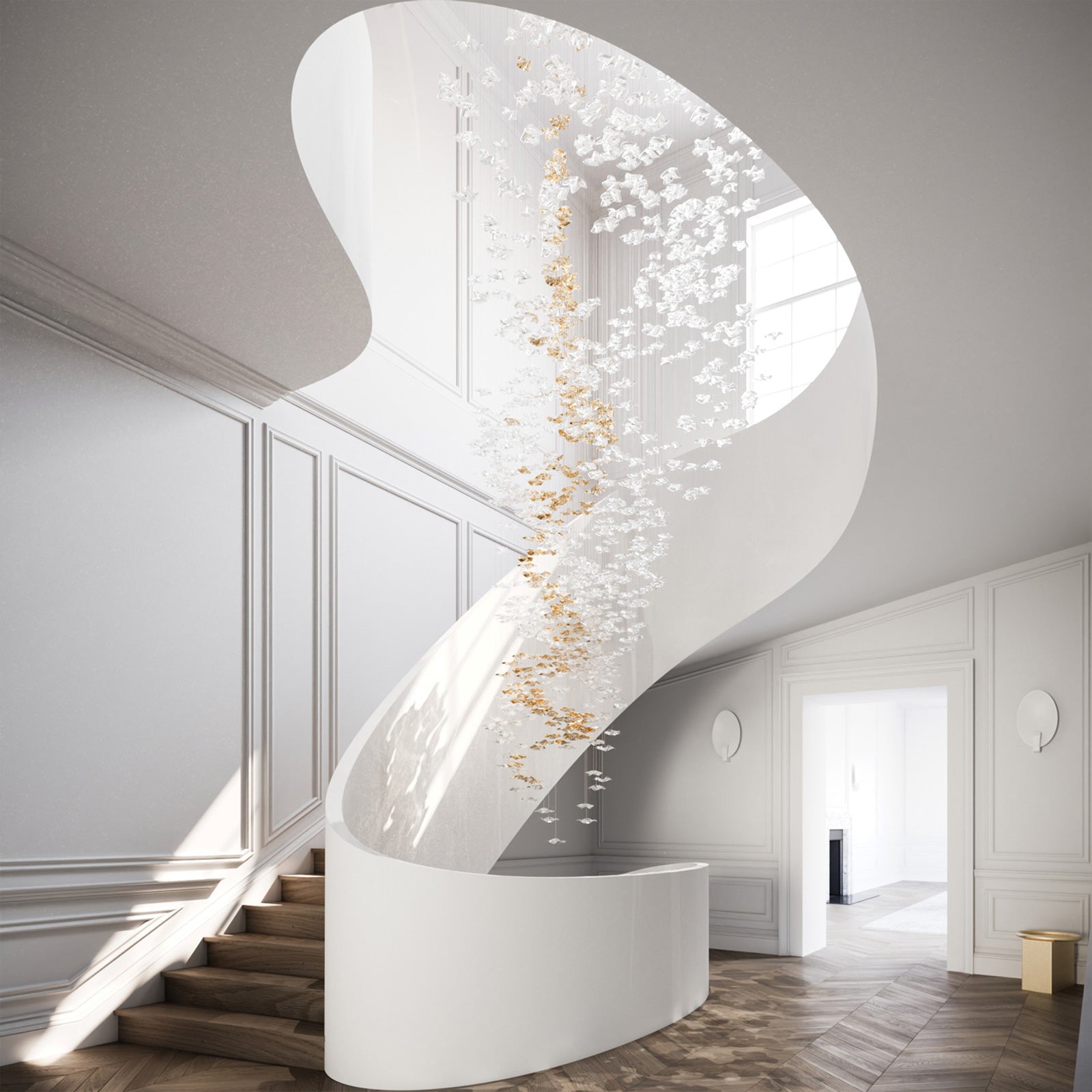 Tidal Art Glass Pendants Lamp