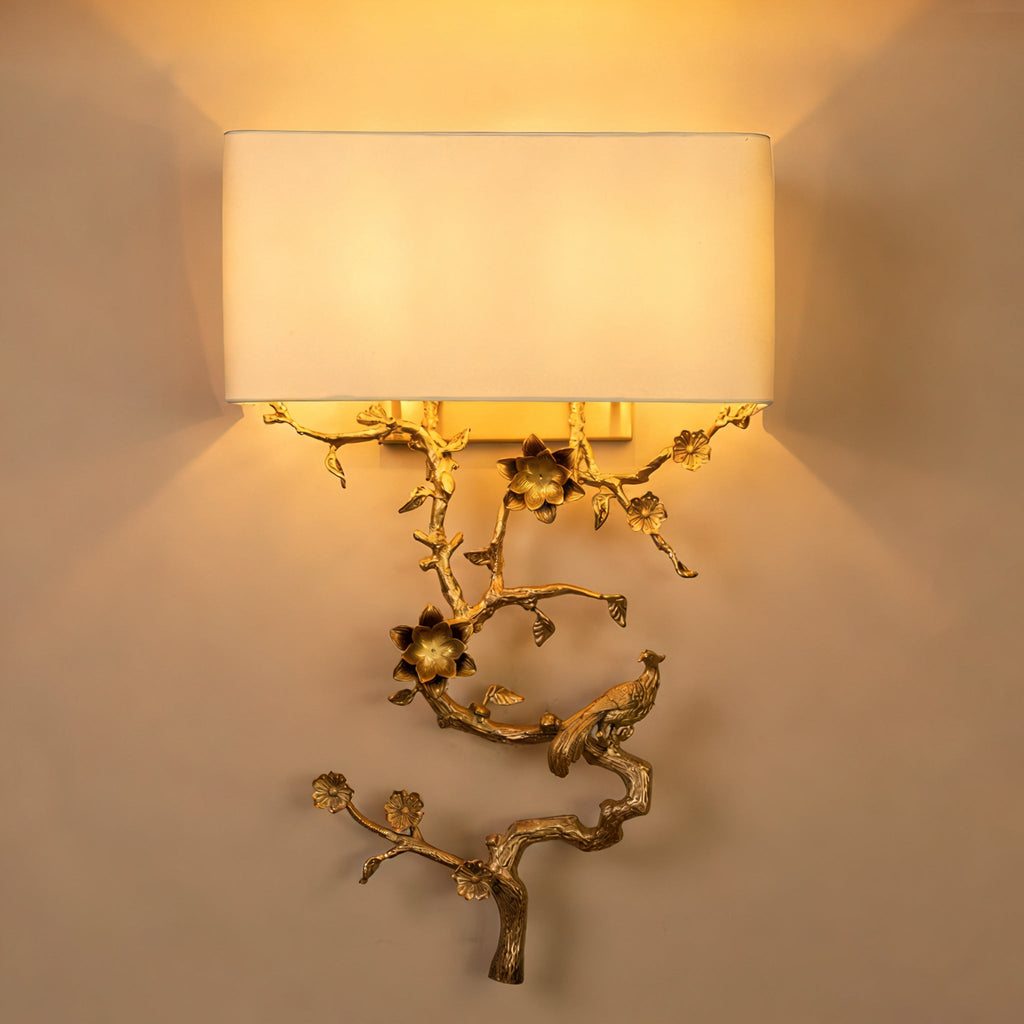 Sanremo Branch Brass Wall Light by Bling Lighting Studio