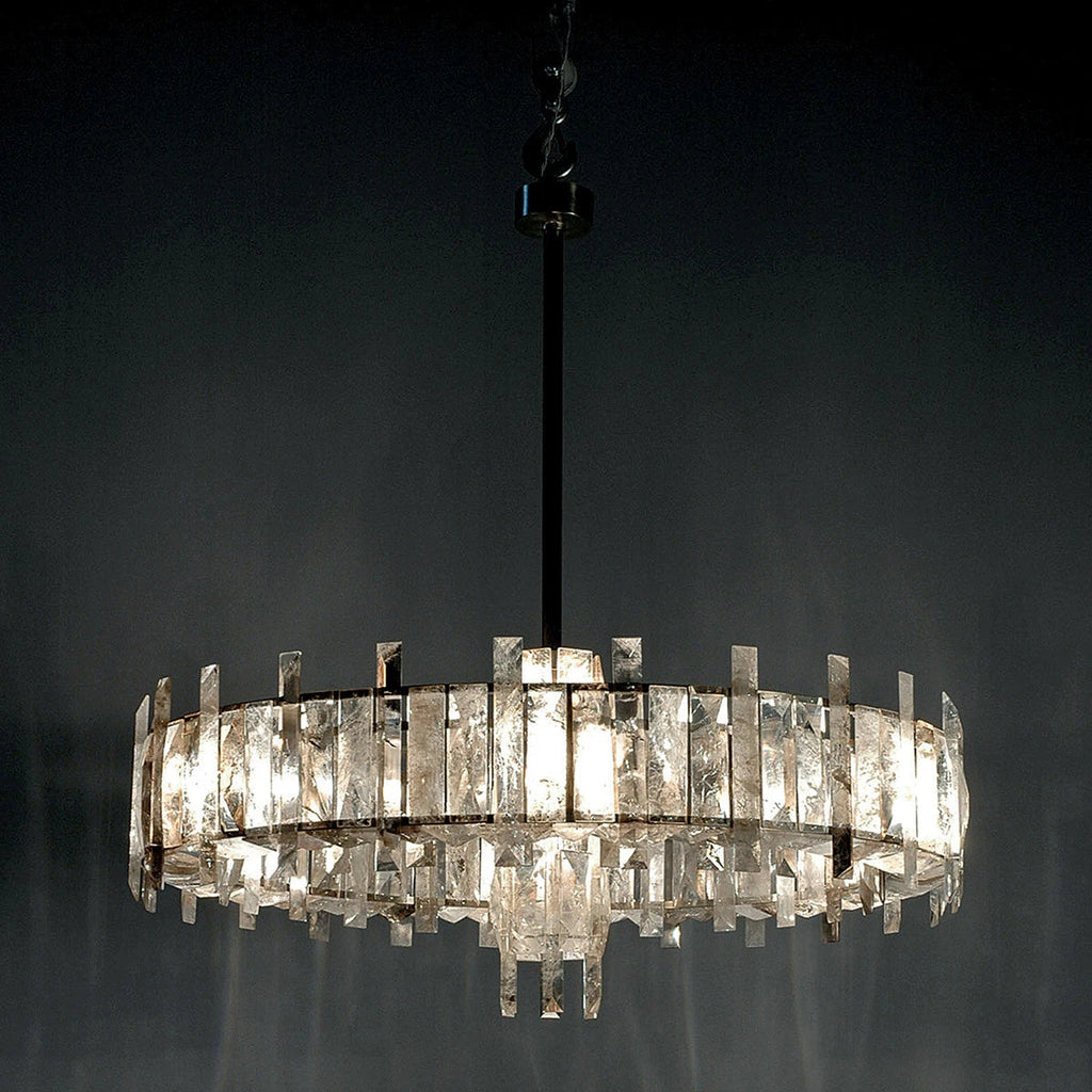 Saturn chandelier by Bling Lighting Studio