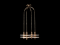 PATUS MEDIAN 4 PENDANT Ø35" by Bling Lighting Studio