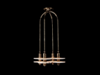 PATUS MEDIAN 4 PENDANT Ø35" by Bling Lighting Studio